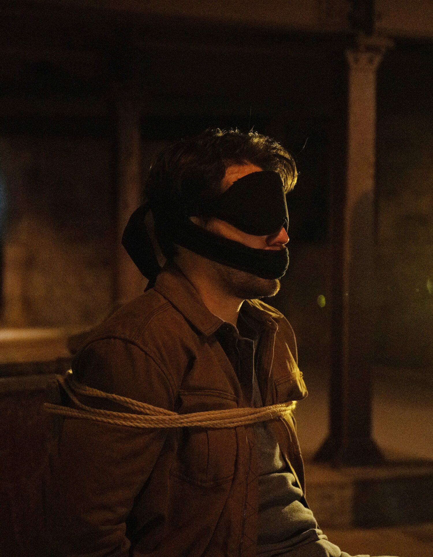 Mack bound and gagged on Emmerdale