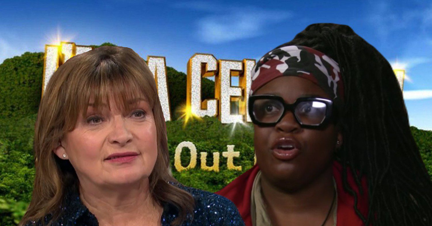 I'm A Celeb 2023 logo with Lorraine and Nella
