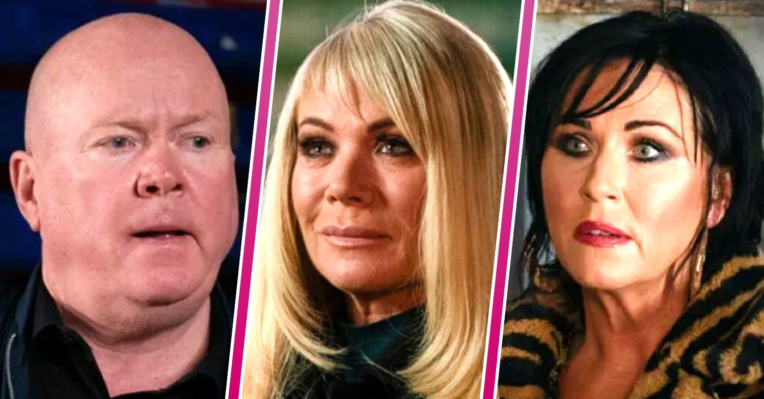 EastEnders comp image: Phil, Sharon and Kat
