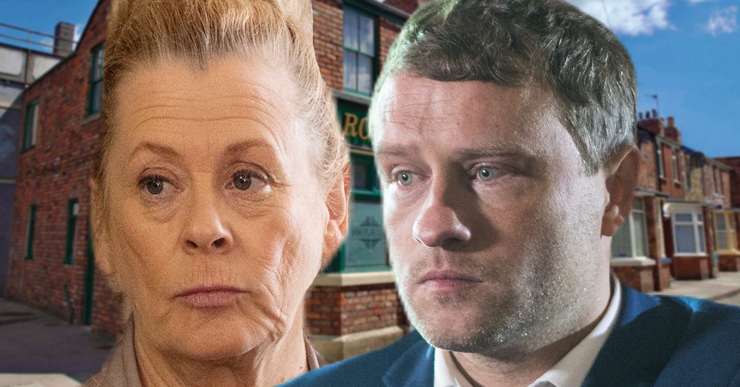 Coronation Street's Bernie, Paul, the background of the Rovers