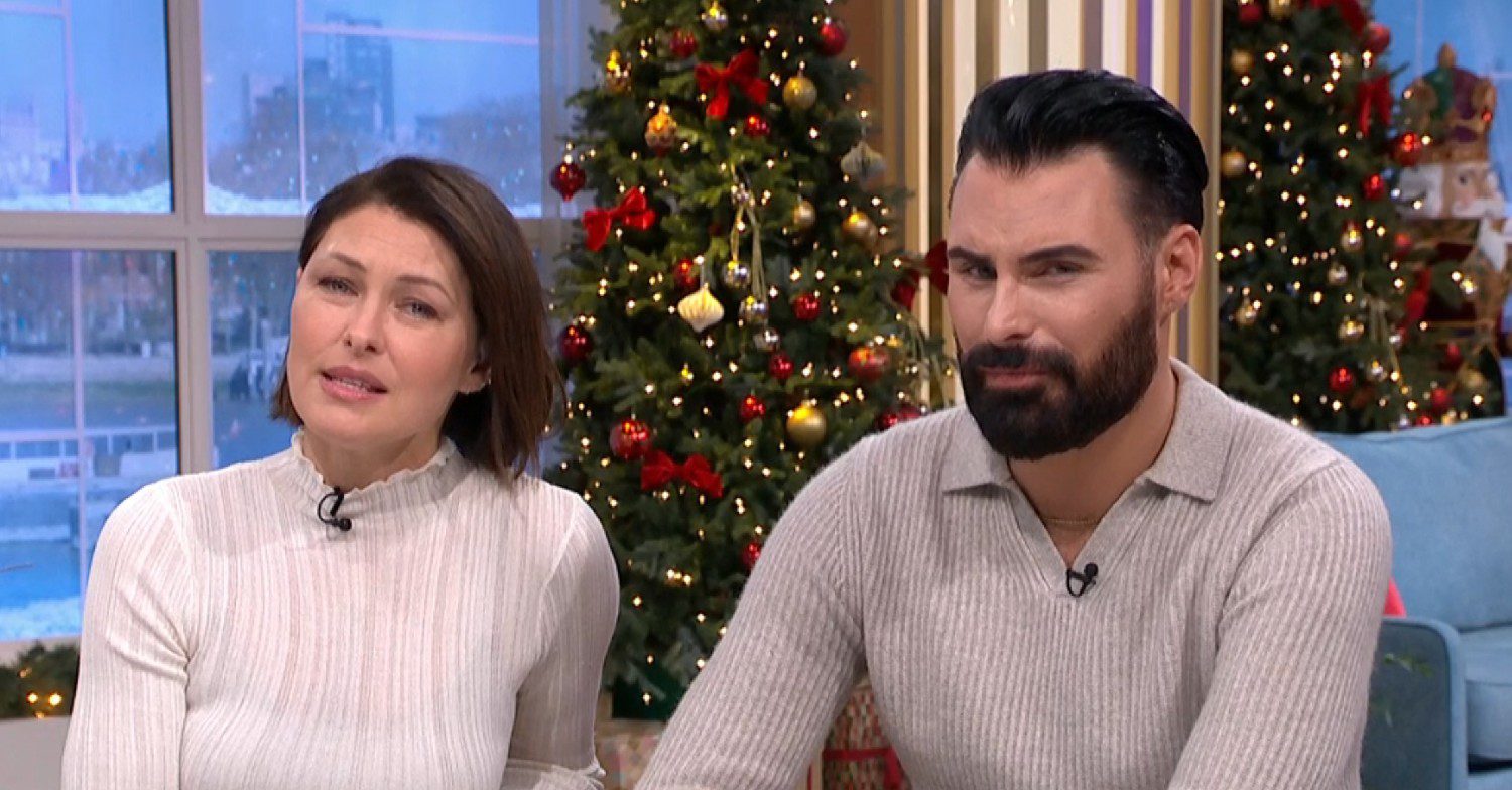 Emma Willis and Rylan Clark on This Morning today