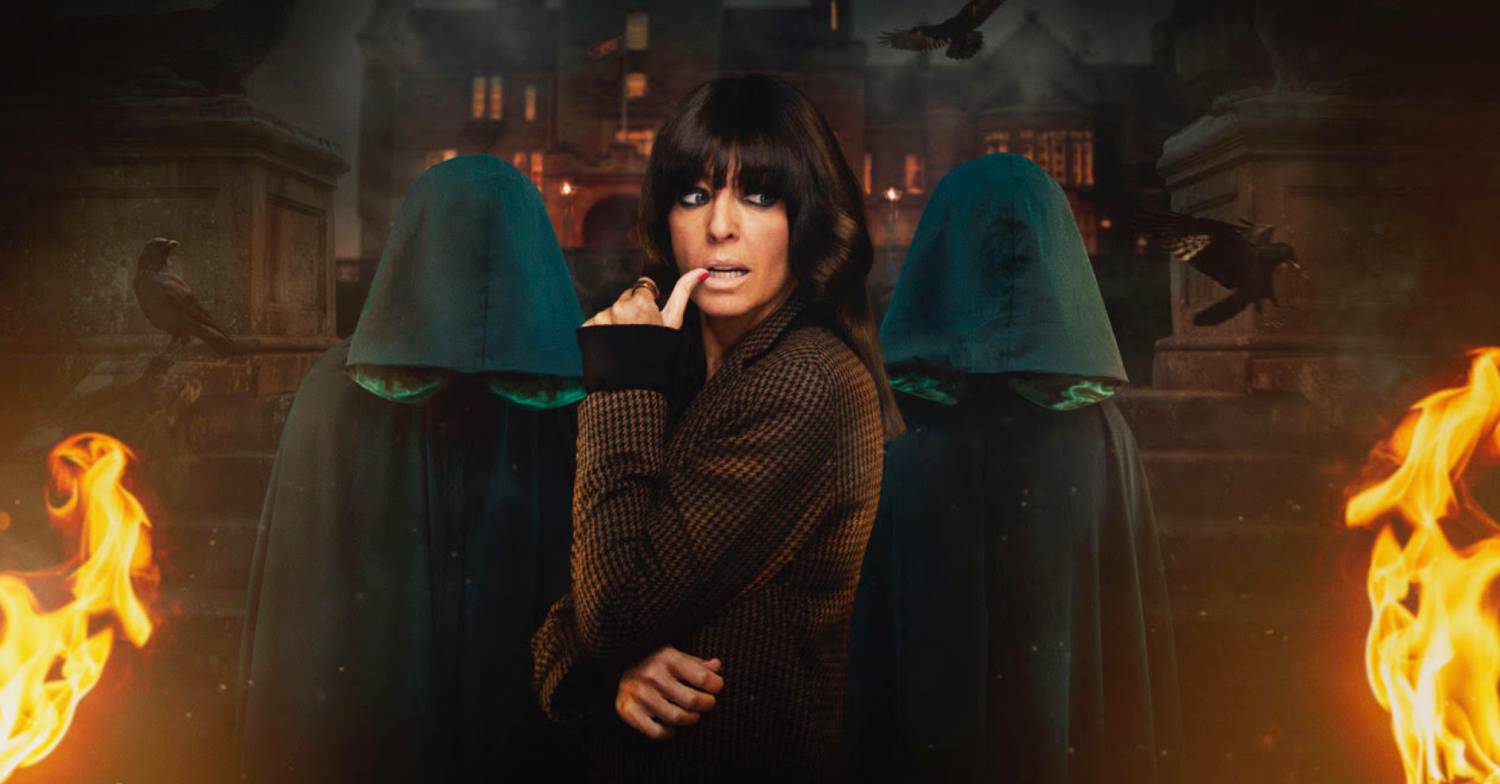 Claudia Winkleman poses