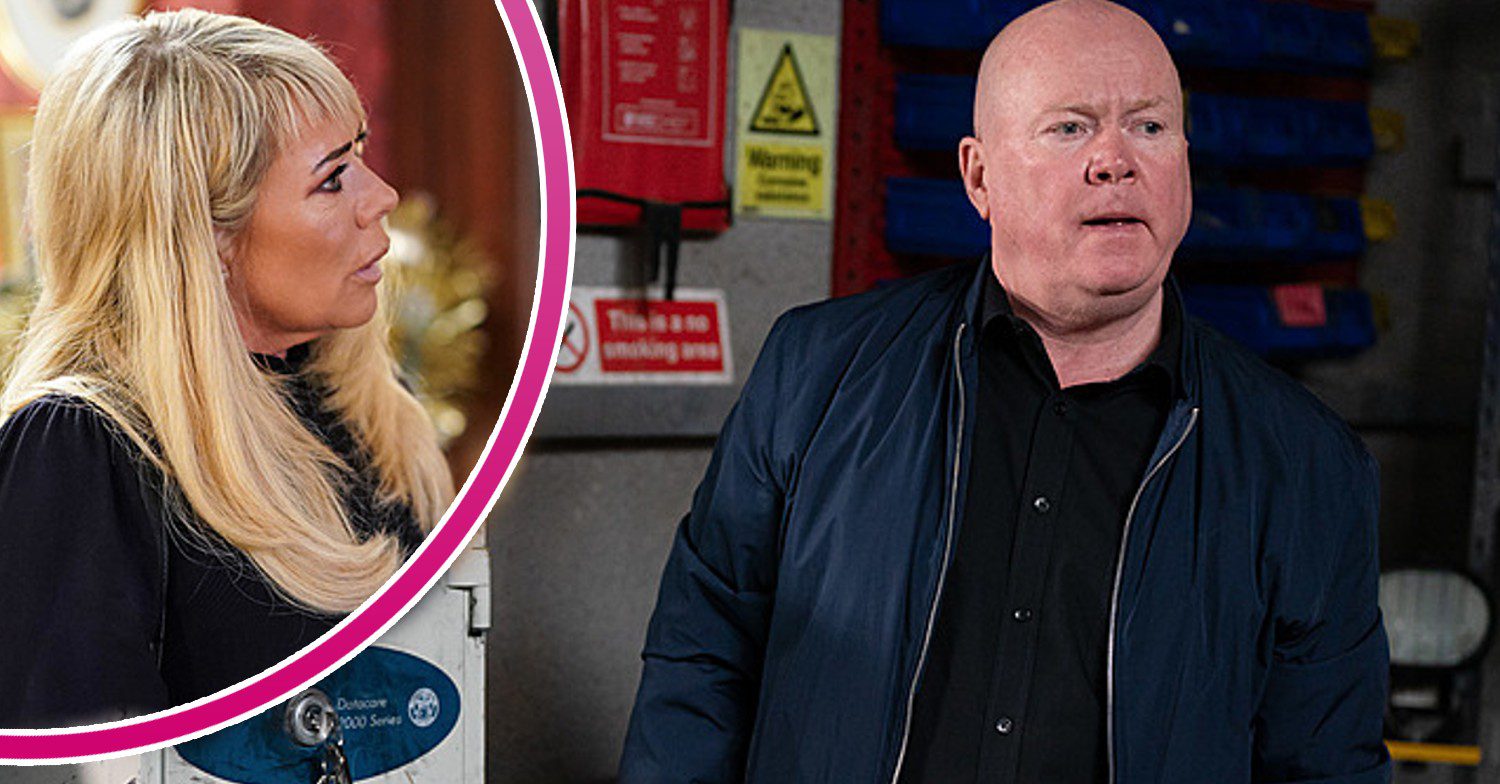 Sharon is shocked with Phil looking cross