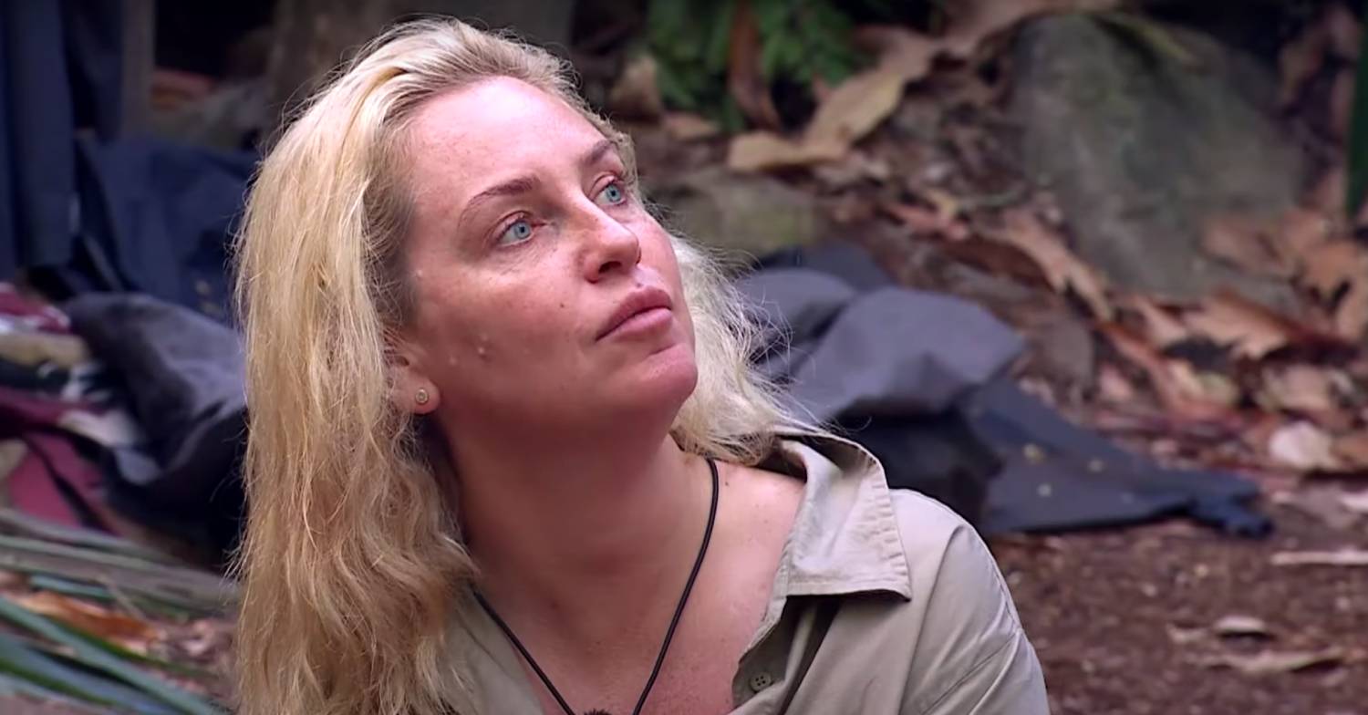 I'm A Celebrity contestant Josie Gibson looks up