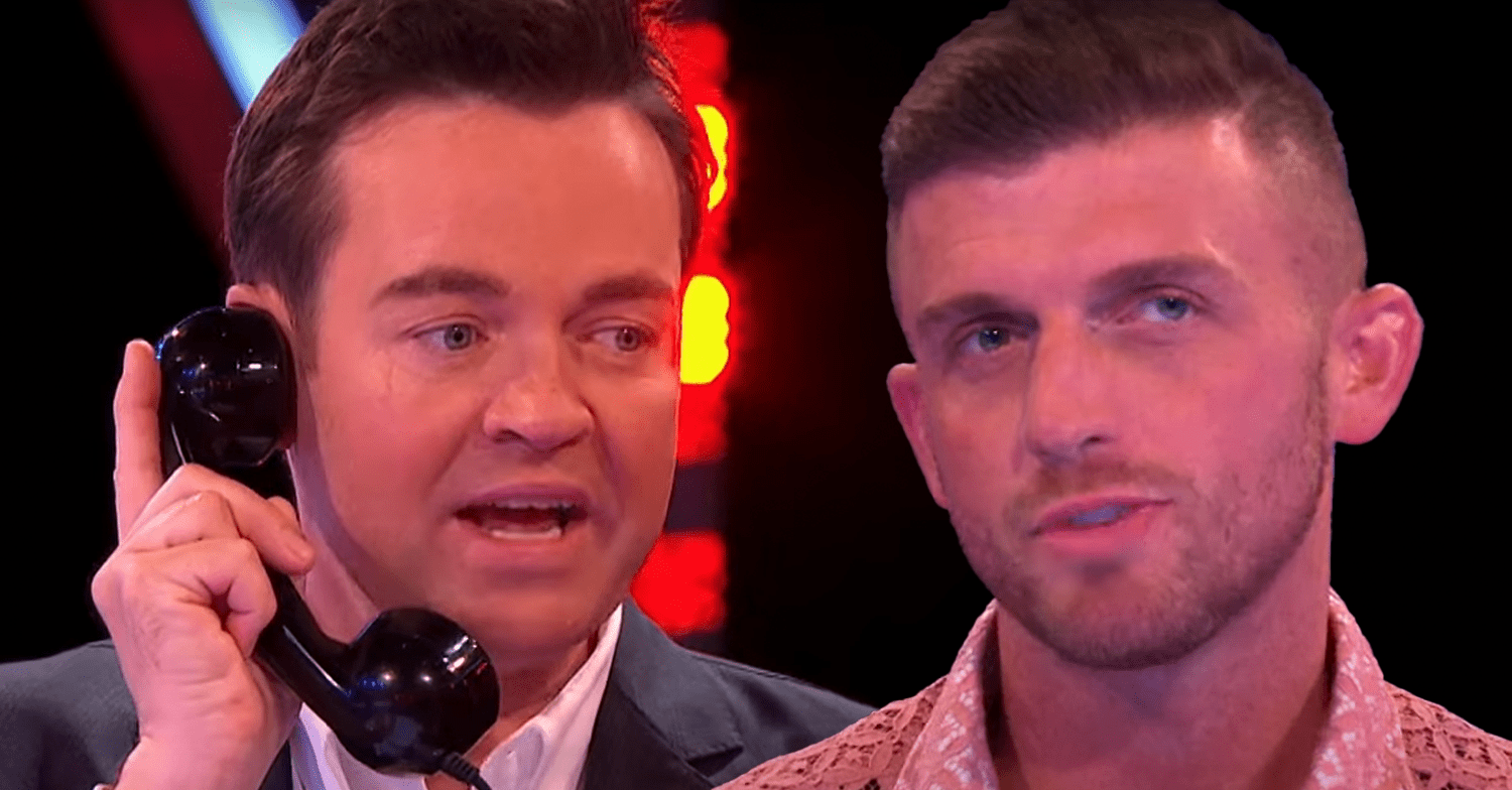 Stephen Mulhern and contestant Brad on Deal or No Deal