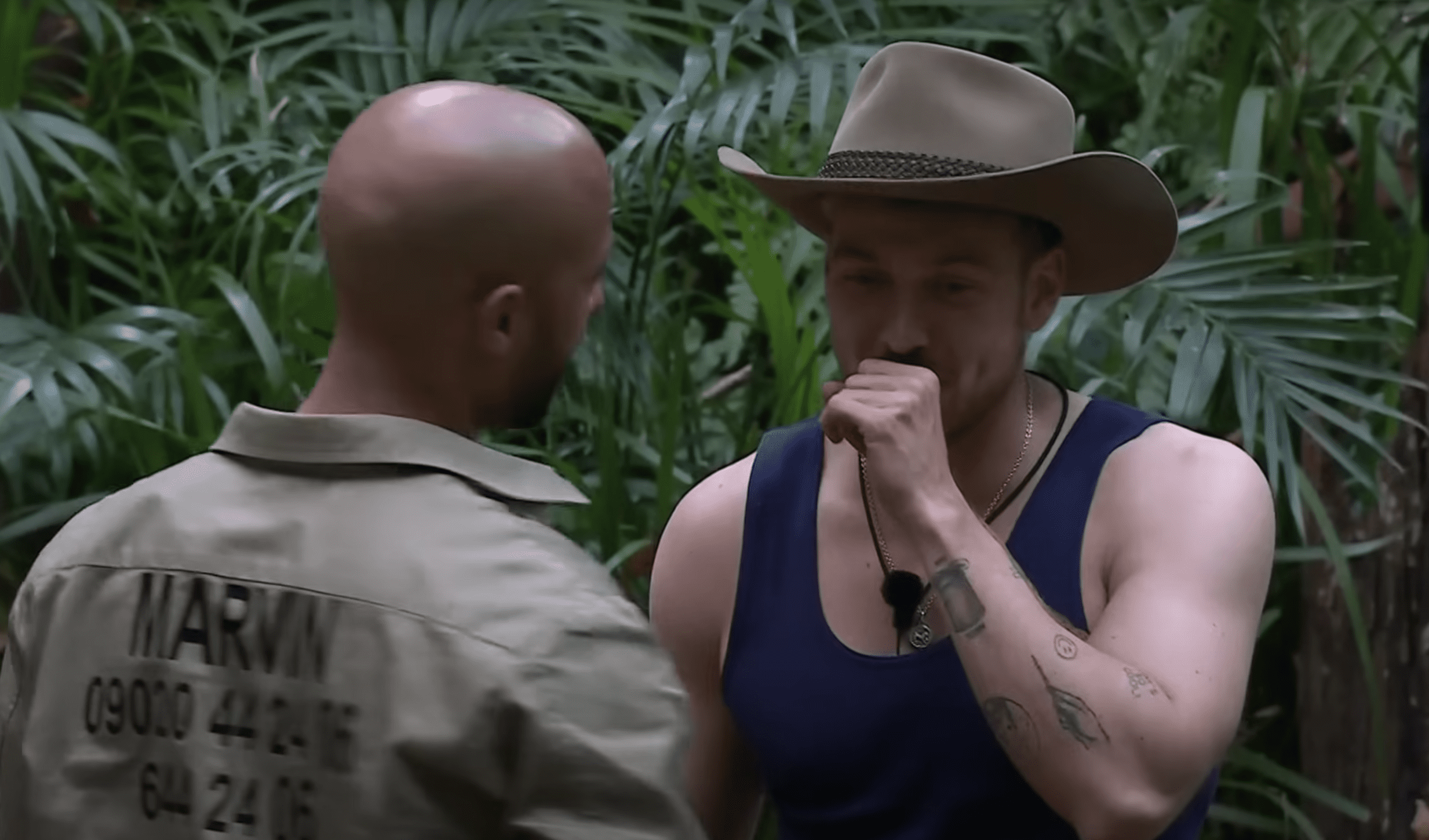 Marvin Humes and Sam Thompson on I'm A Celebrity