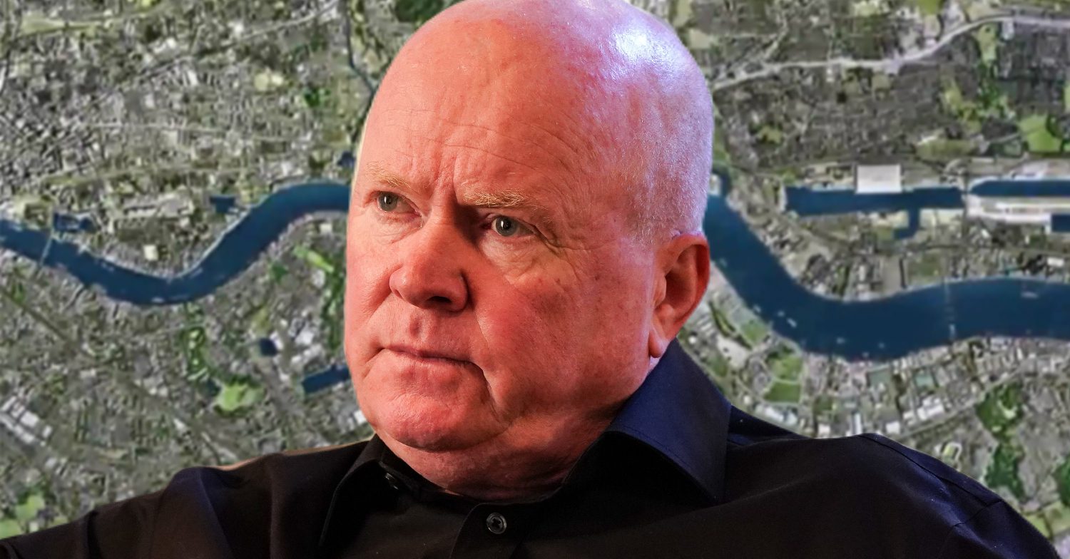 EastEnders' Phil, the background of the Thames