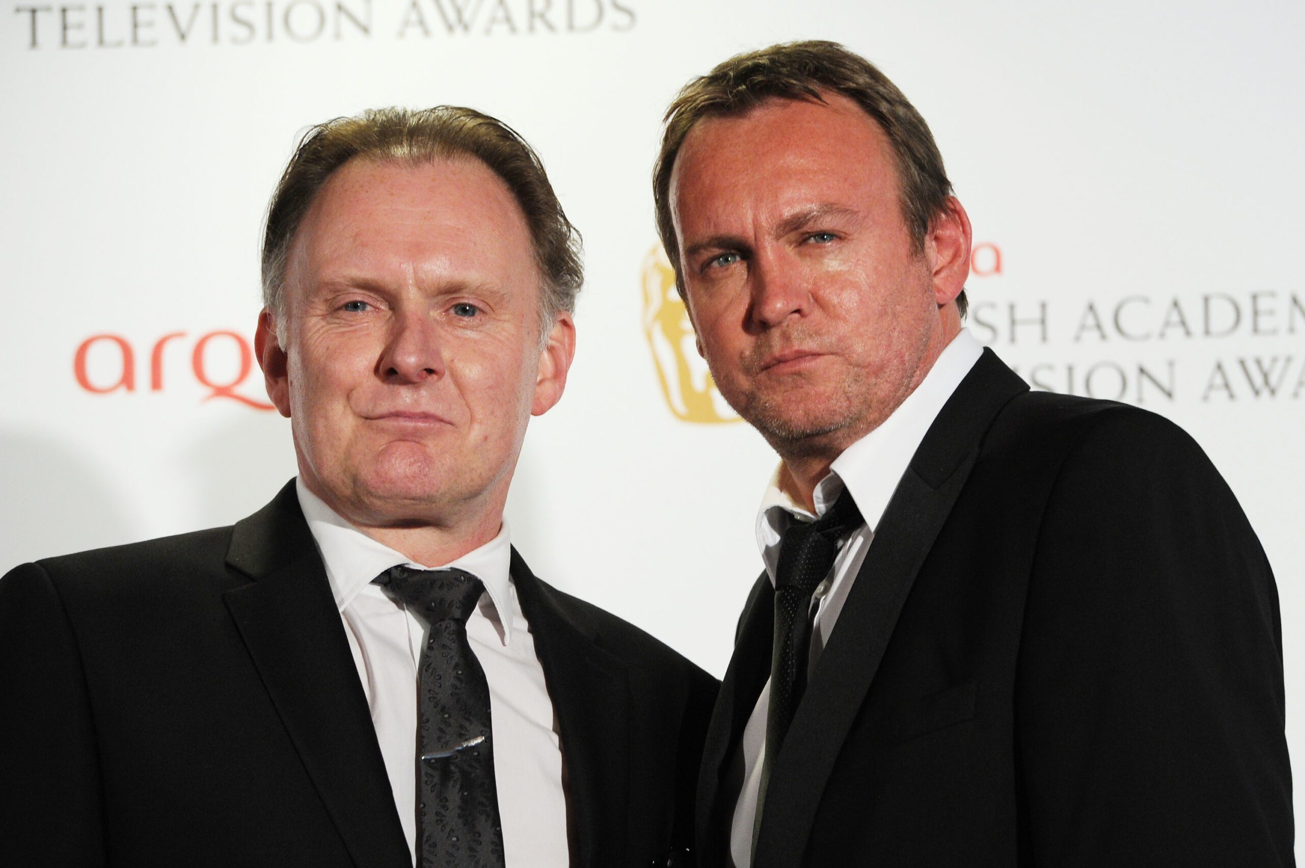 Philip and Robert Glenister at the 2012 BAFTA Television Awards