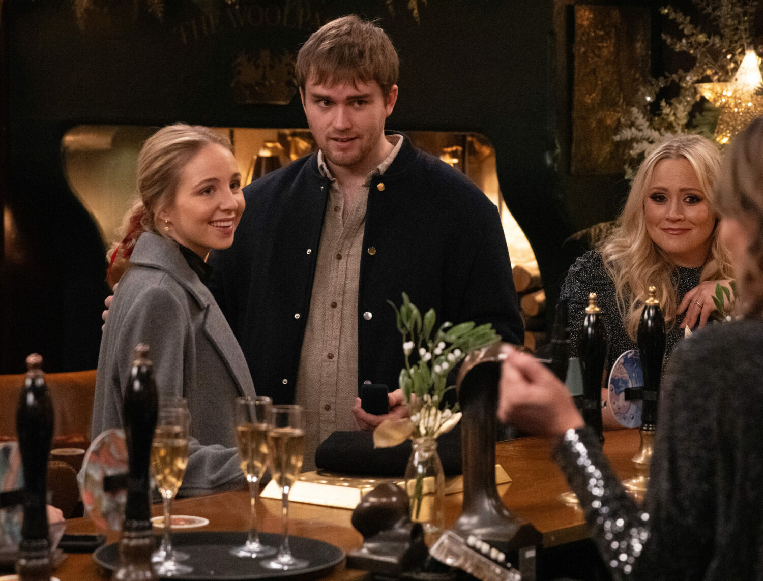 Belle and Tom at the Woolpack