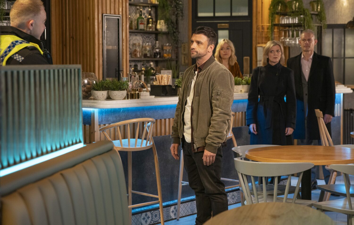 Damon in The Bistro on Corrie