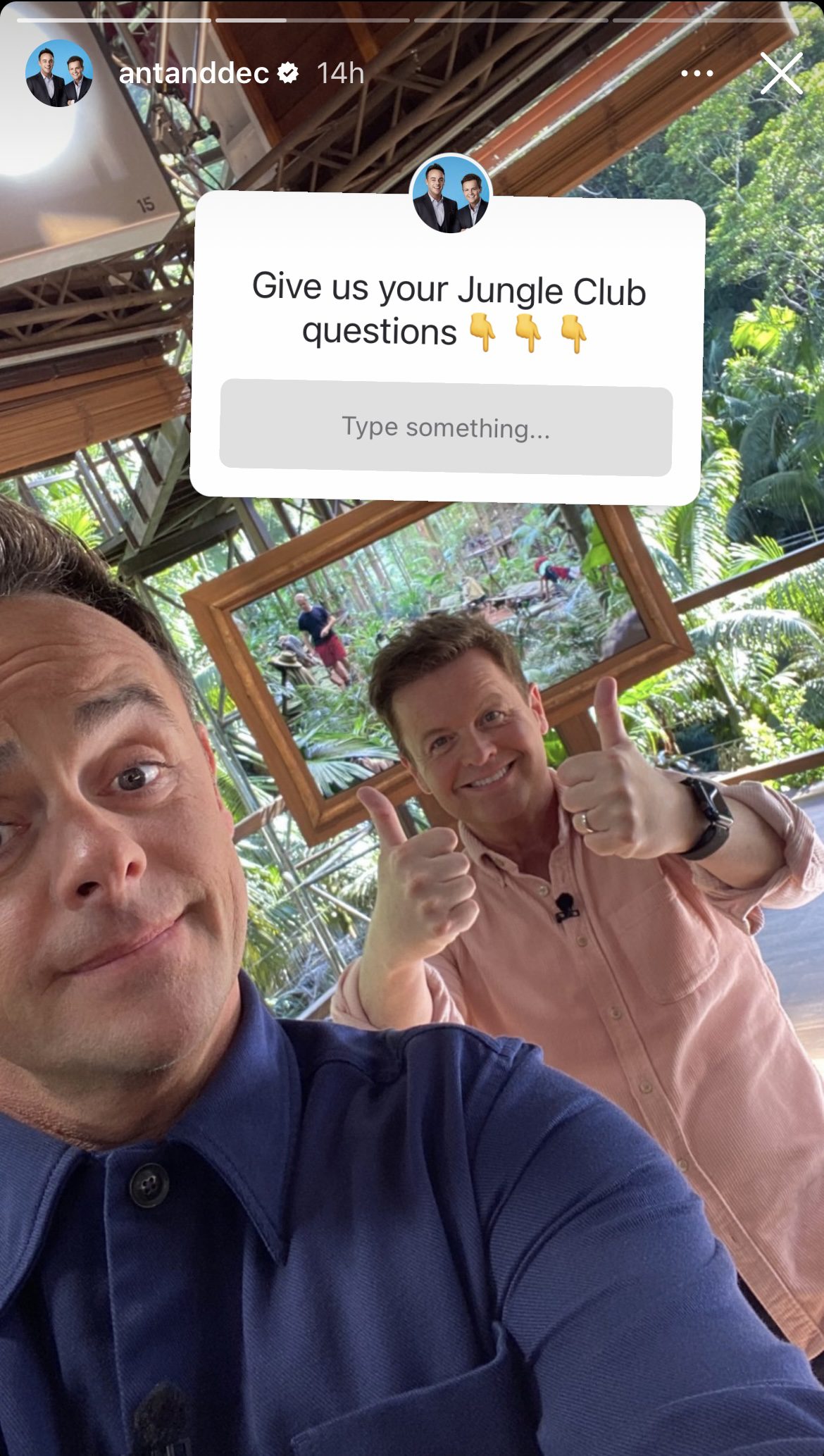 Ant and Dec Instagram Story