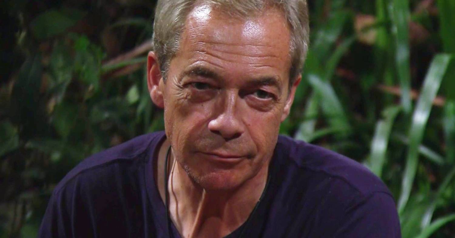 Nigel Farage listens