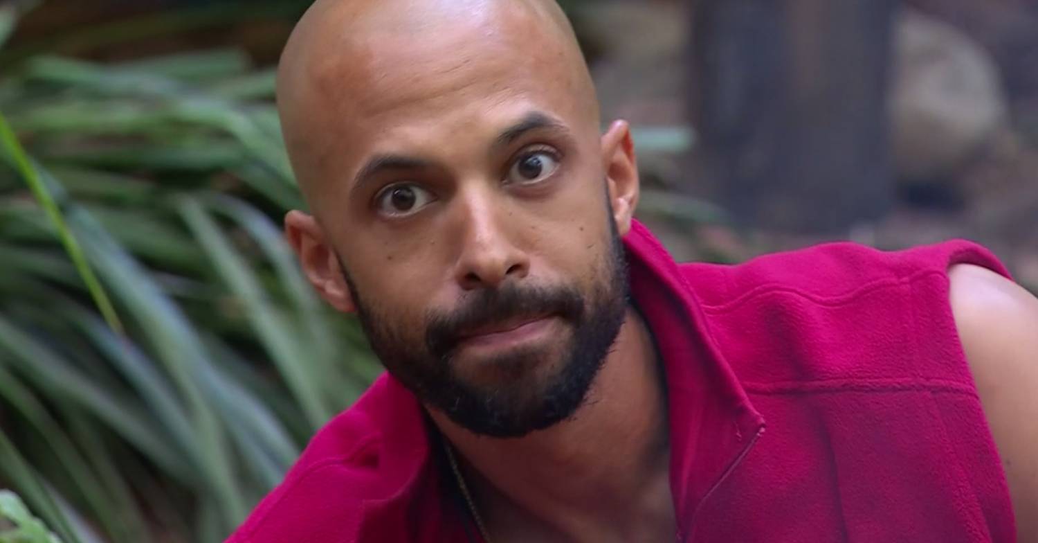 Marvin Humes looks into the camera