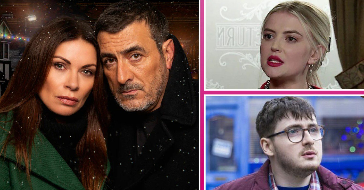Coronation Street spoilers comp image: Carla/Peter/Bethany and Bobby