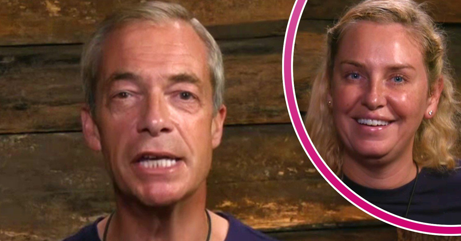 I'm A Celebrity: Nigel Farage and Josie Gibson comp image