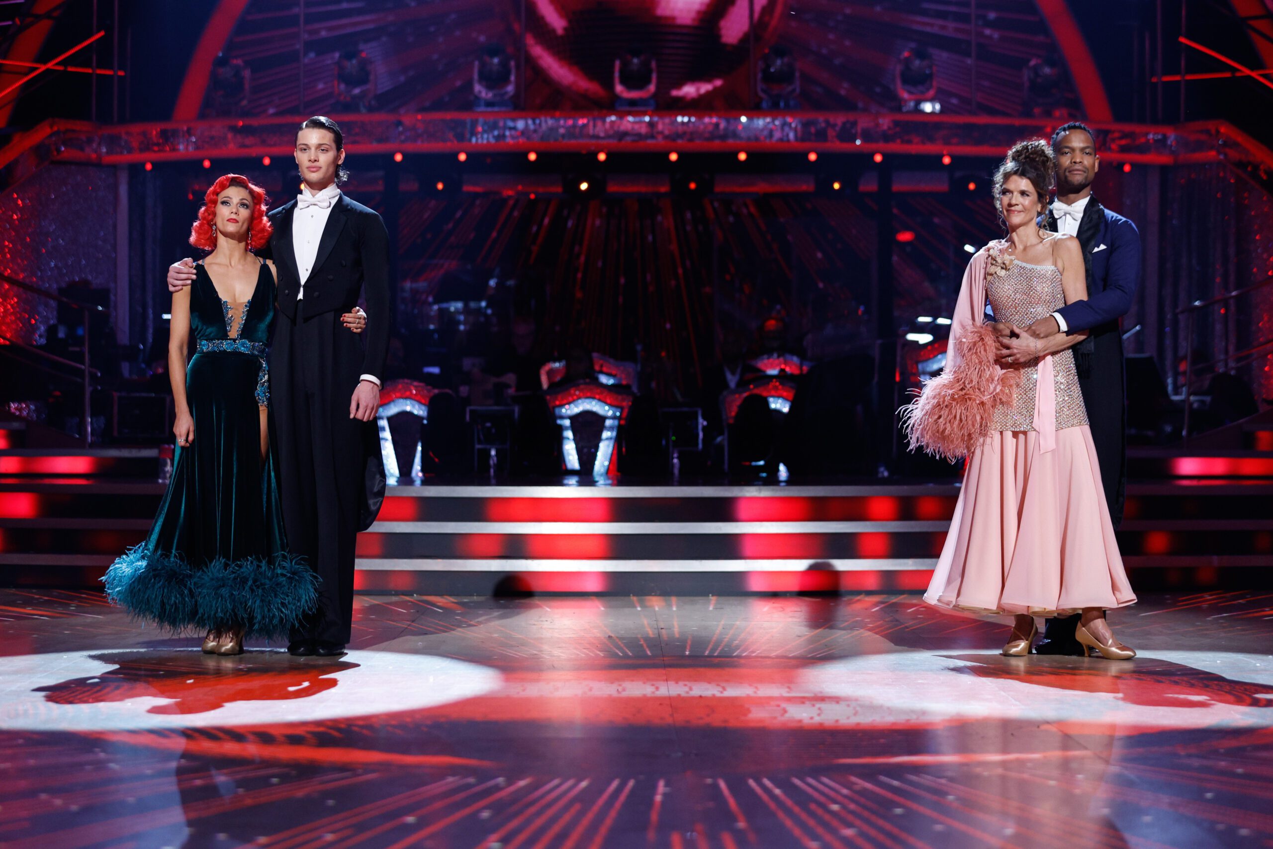 Bobby and Dianne and Annabel and Johannes in the Strictly dance-off