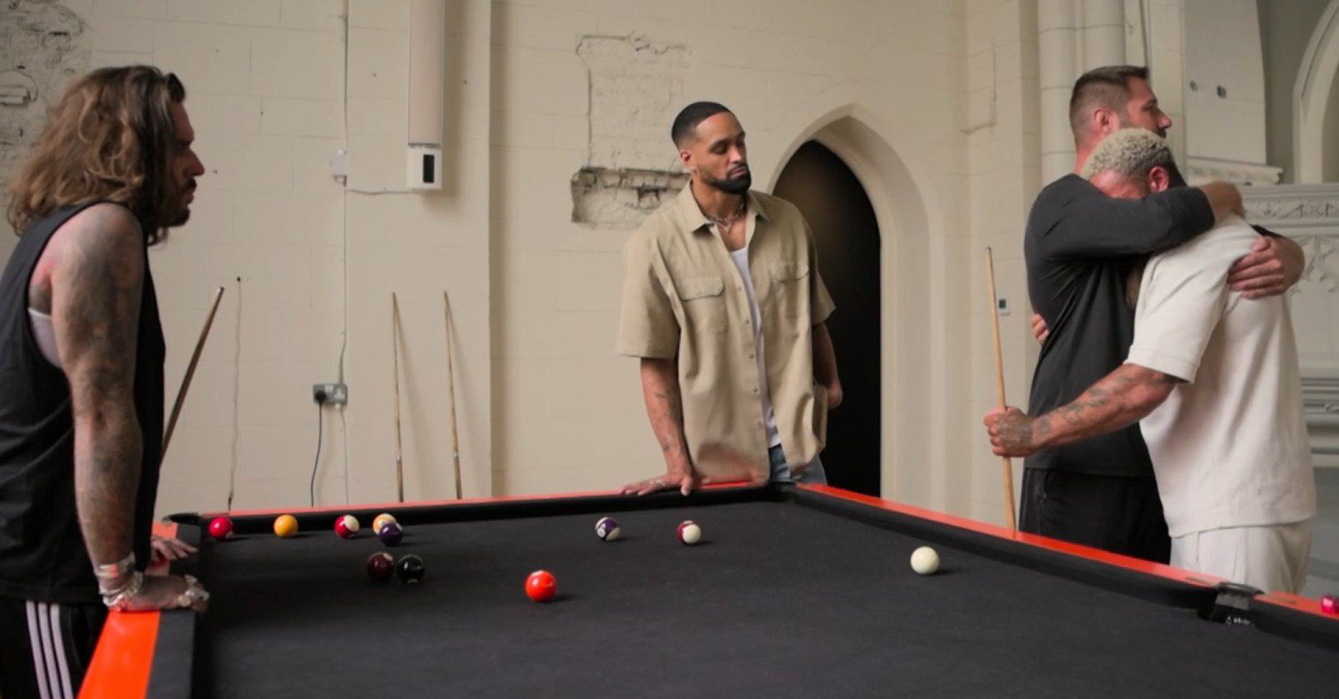 Ashley Cain Ben Cohen hug