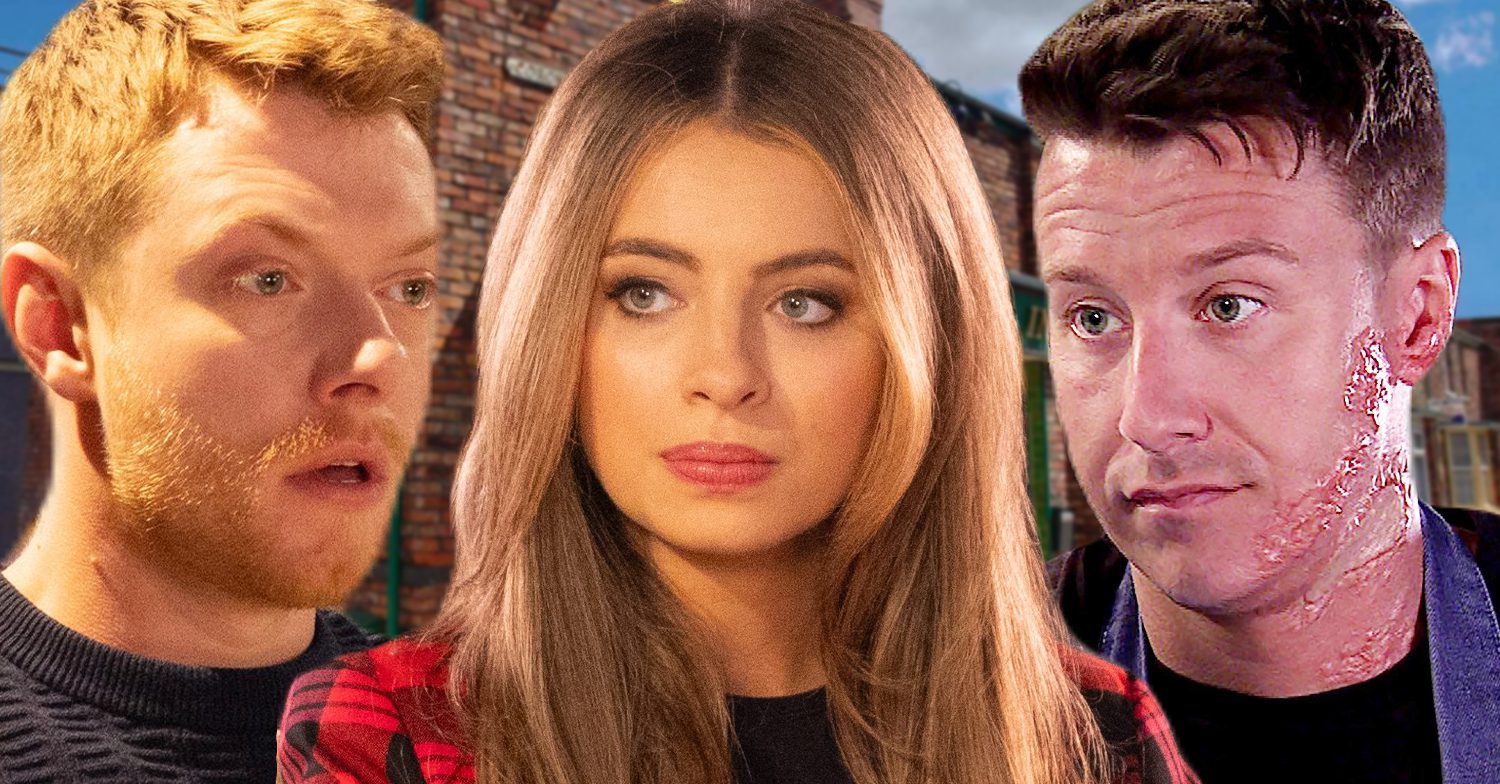 Coronation Street's Daniel, Daisy, Ryan, the background of the Rovers