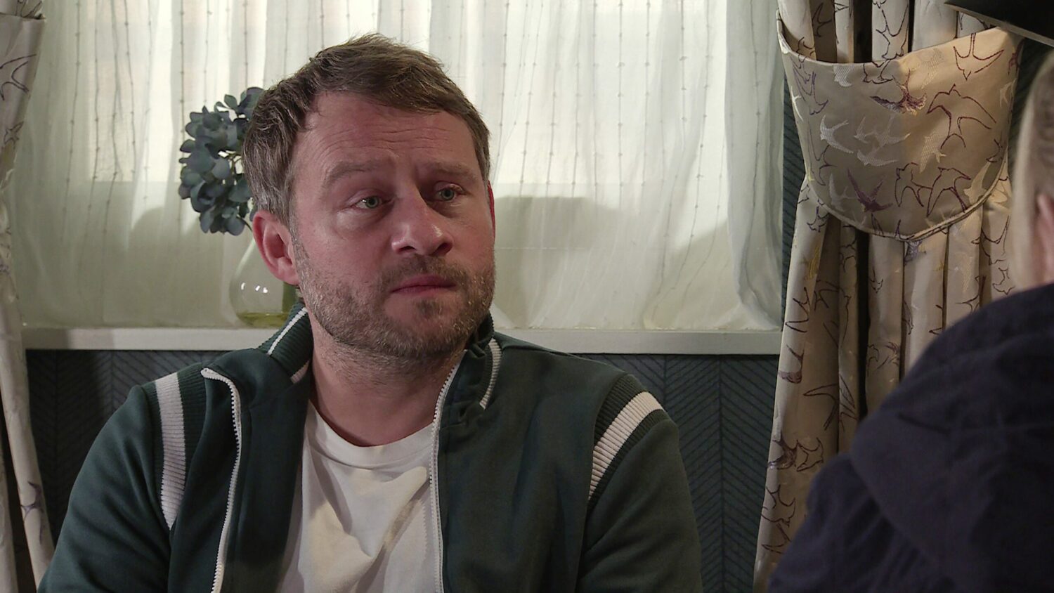 Paul looks worried on Corrie