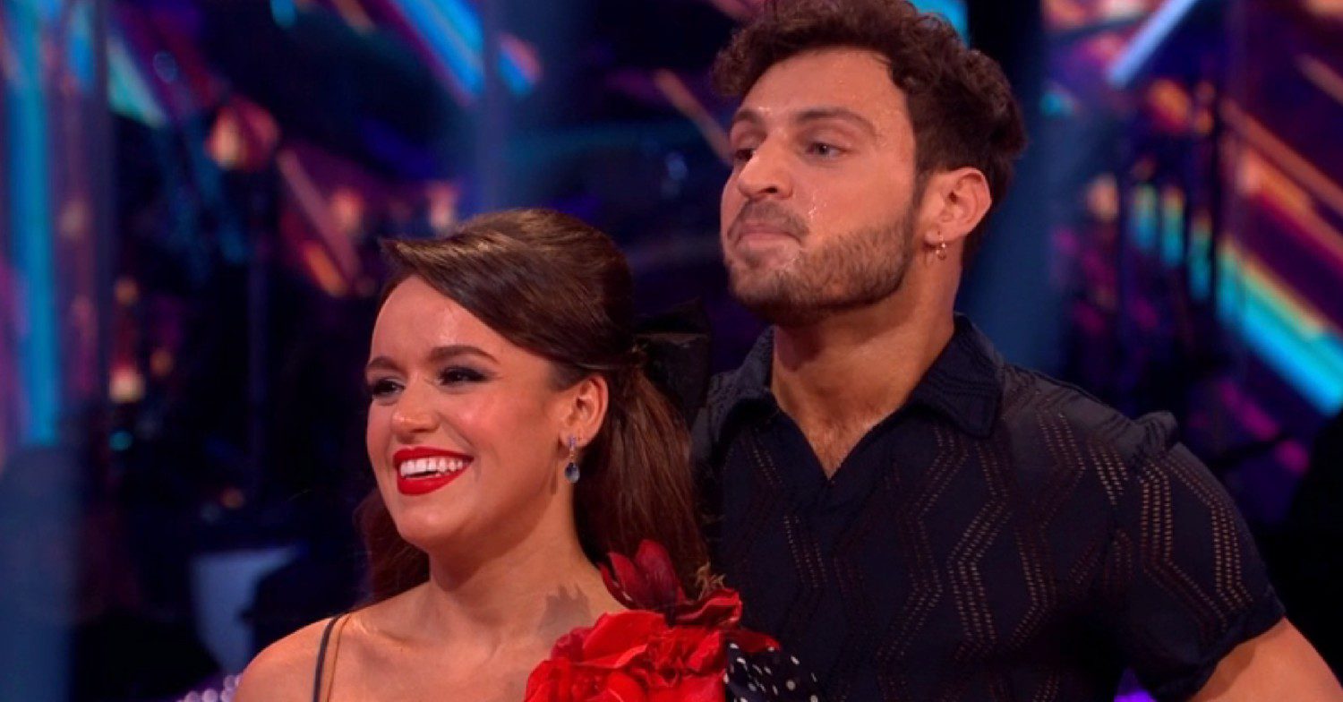 Ellie and Vito on Strictly 