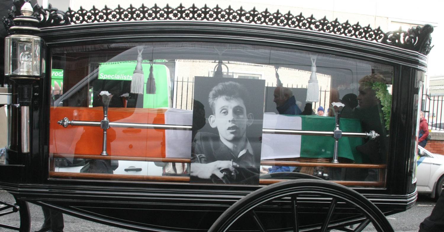 Shane MacGowan funeral hearse