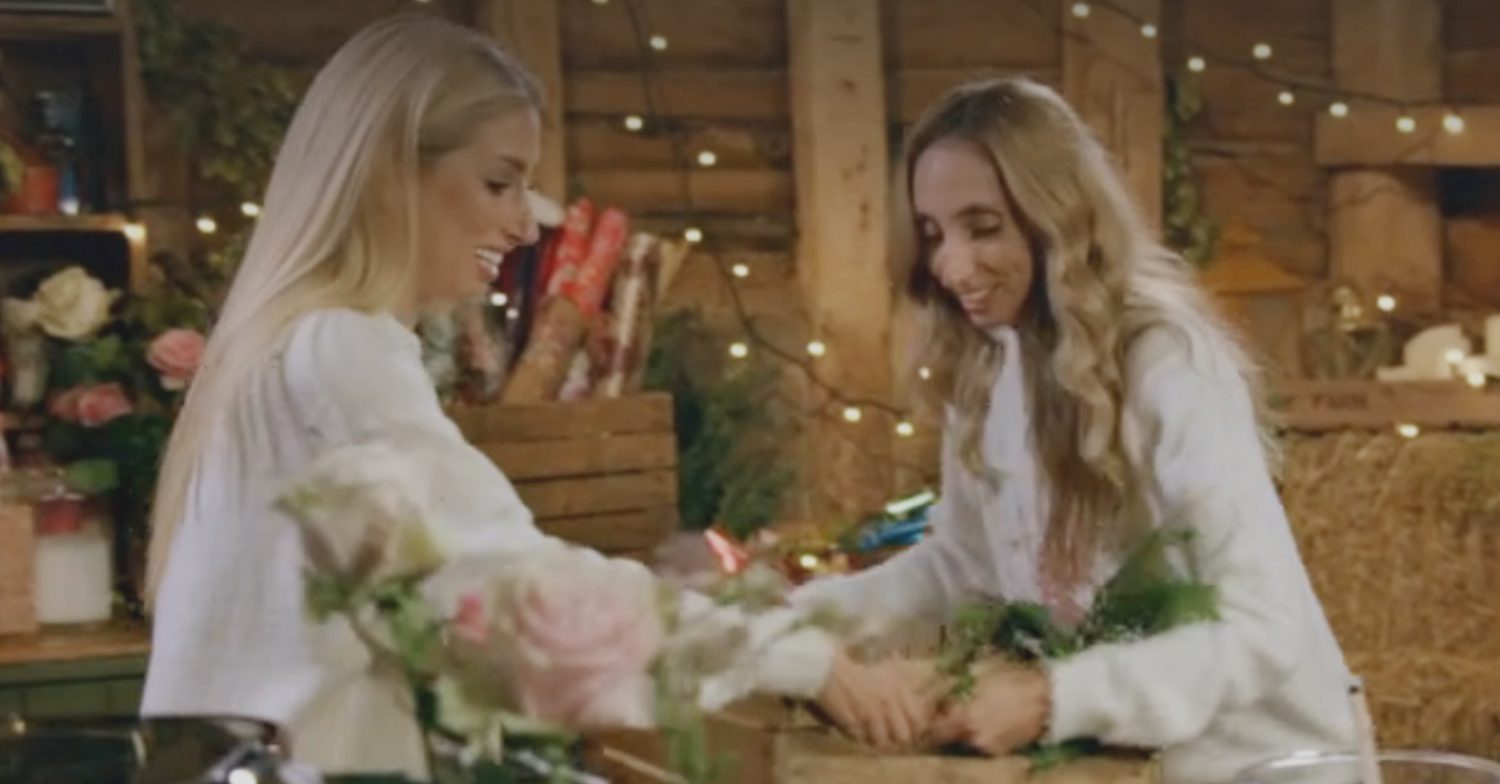 Stacey Solomon's sister helps her with helping the homeless