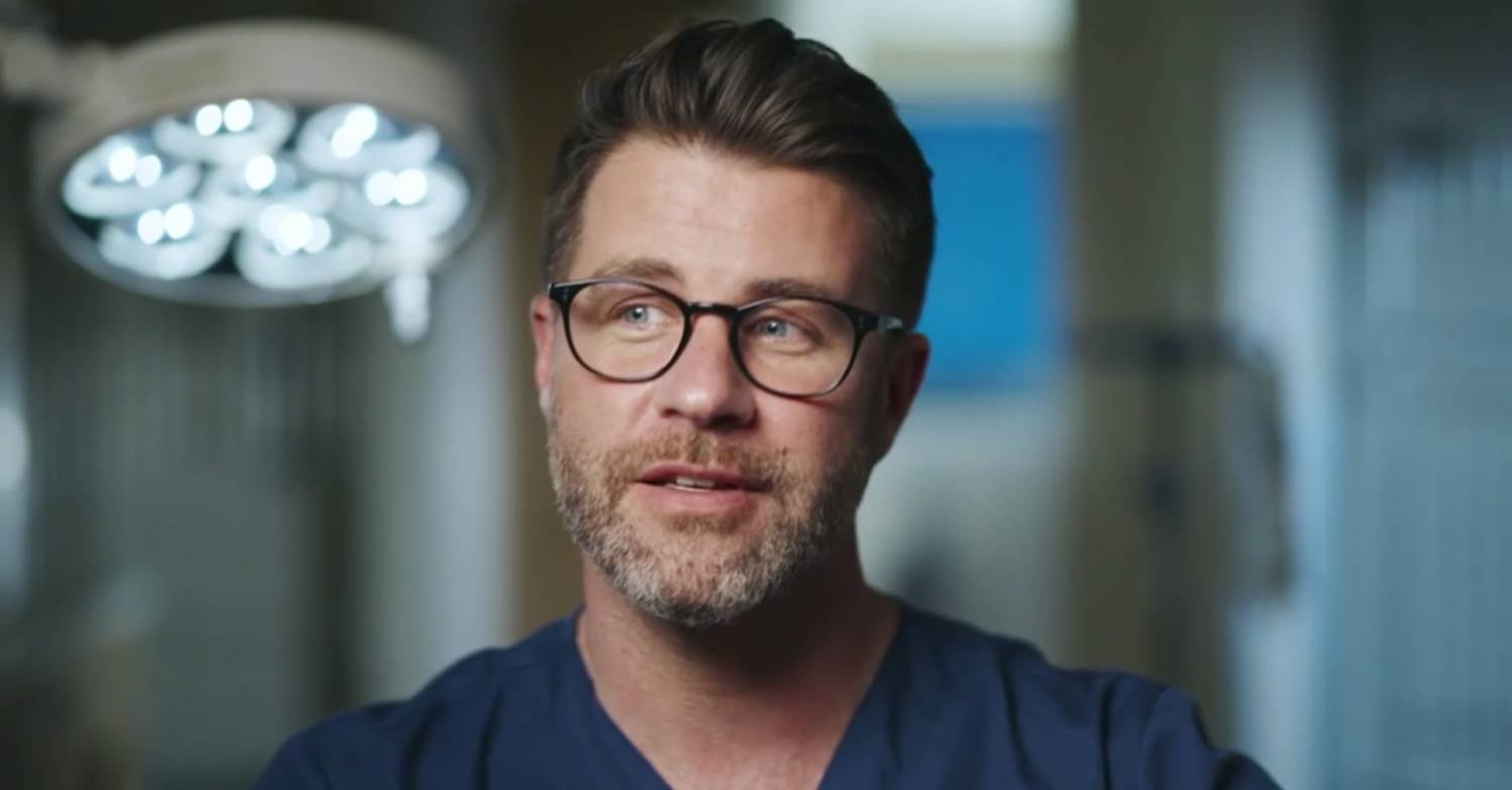 Dr James Greenwood speaks to camera