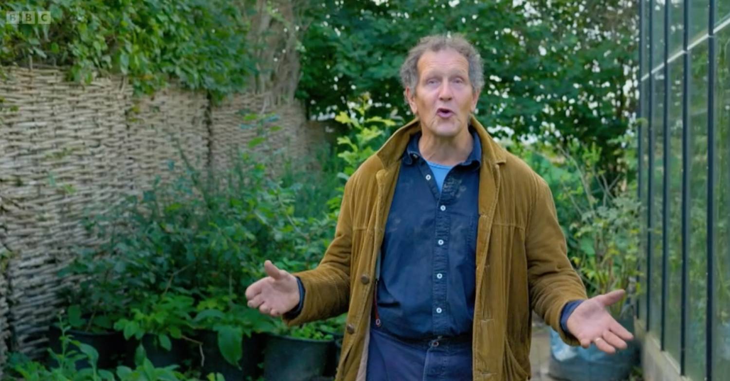Monty Don gesticulates