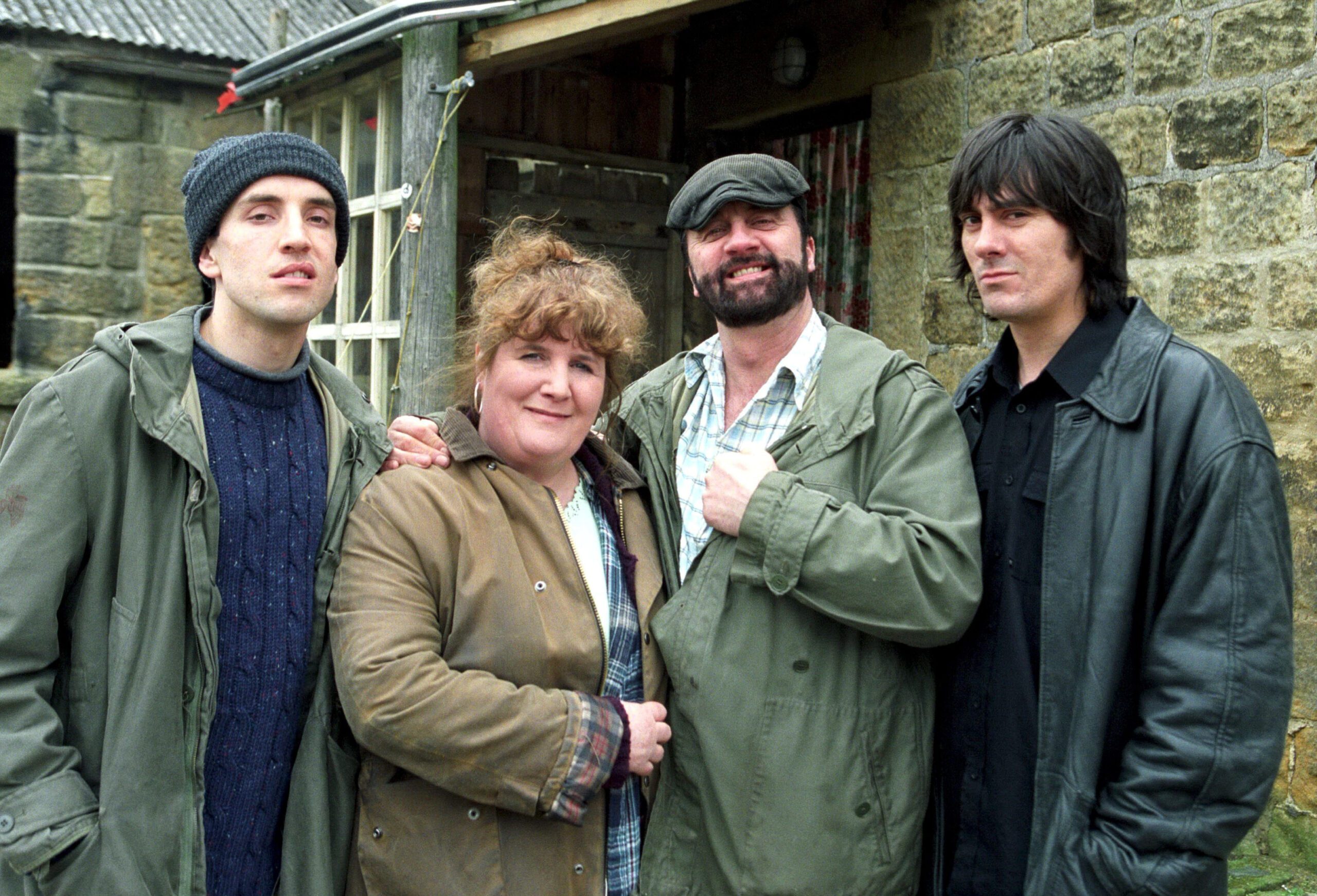 The Dingle family pose for a picture - Zak, Lisa, Sam and Cain