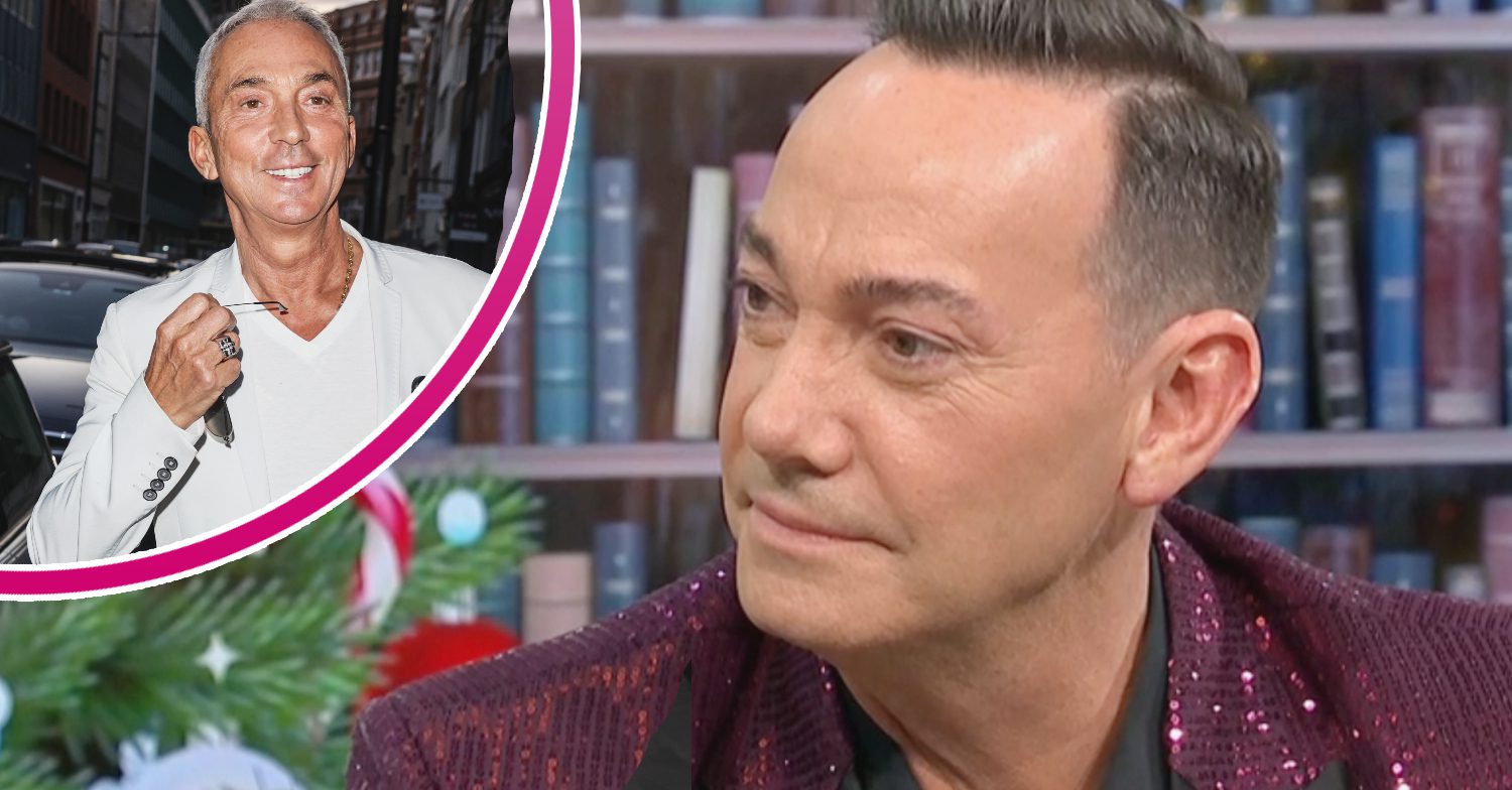 Craig Revel Horwood on GMB and Bruno Tonioli inset