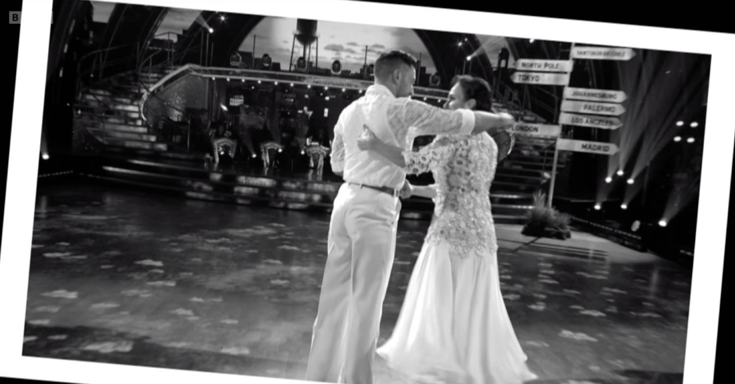 Amanda Abbington and Giovanni Pernice pictured in the Strictly 2023 final