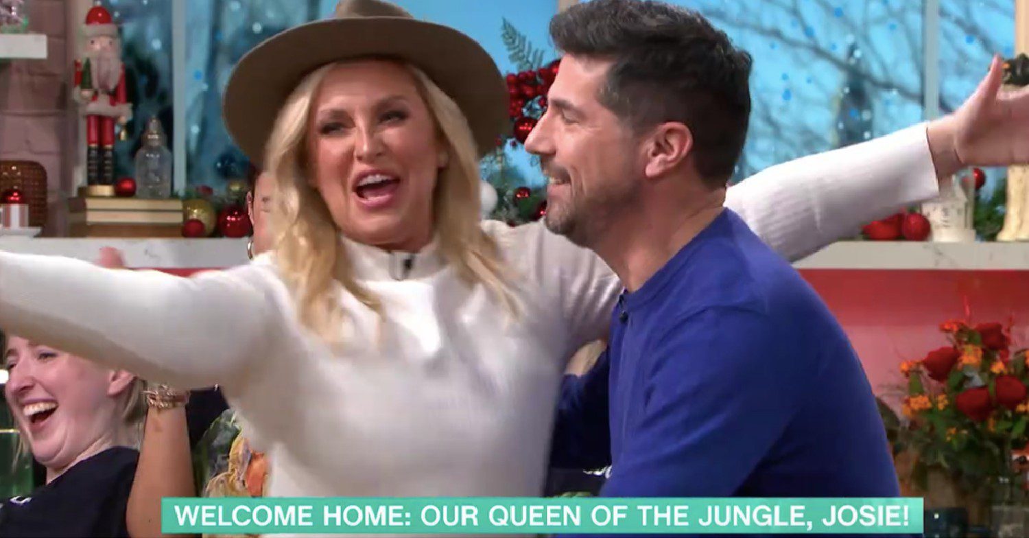 Josie Gibson and Craig on This Morning