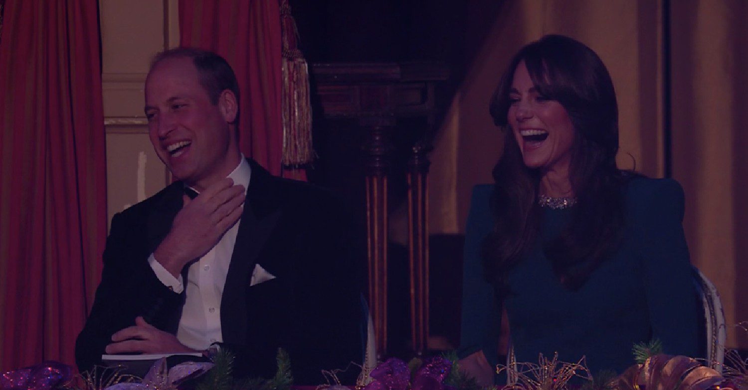 Prince William and Kate Middleton at the Royal Variety Performance