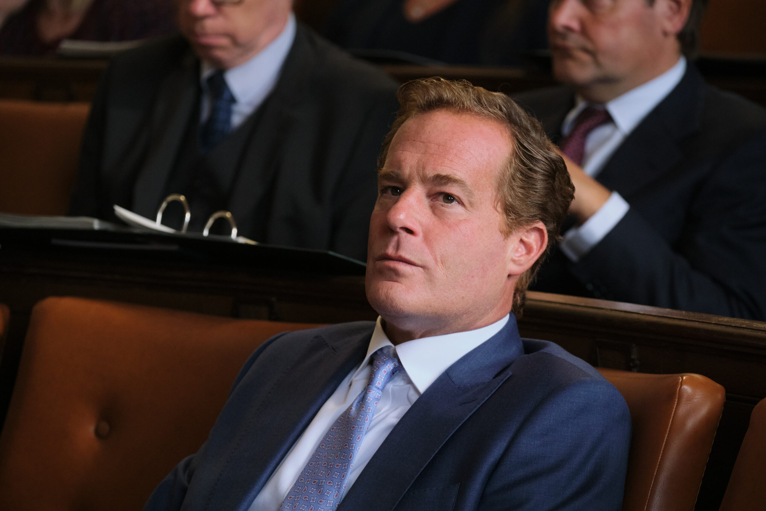 Adam James as Patrick Green in Mr Bates vs the Post Office