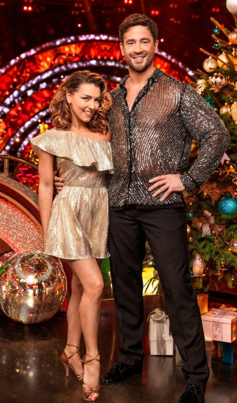 Danny Cipriani and Jowita Przystal pose for a photo