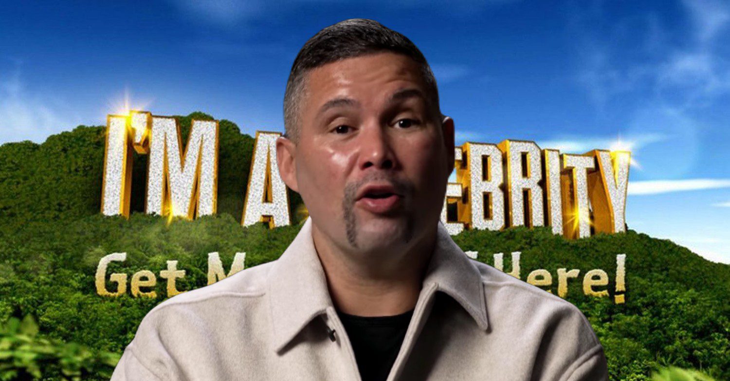 I'm A Celeb 2023 logo with Tony Bellew