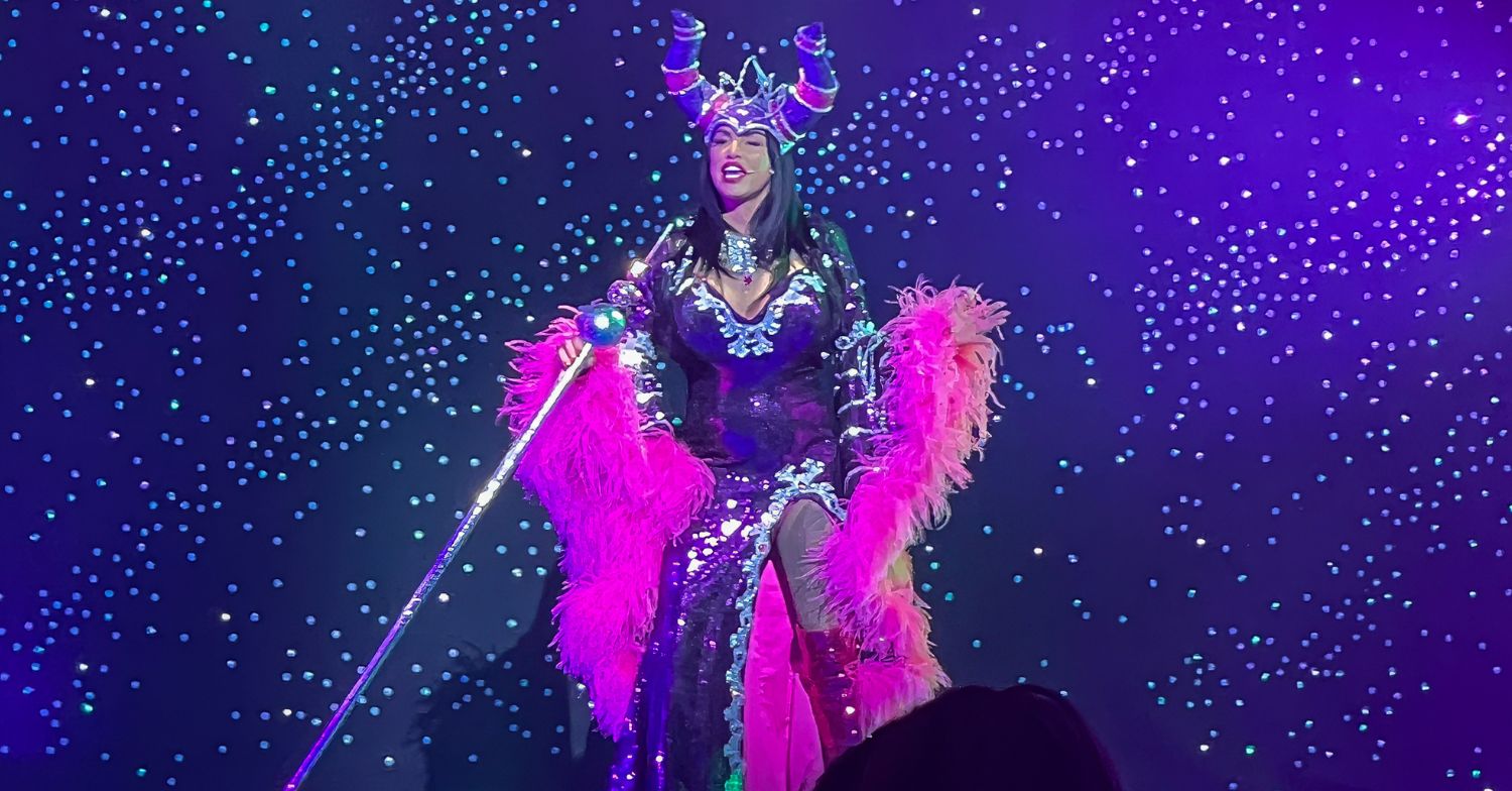 Katie Price as Evil Queen in panto