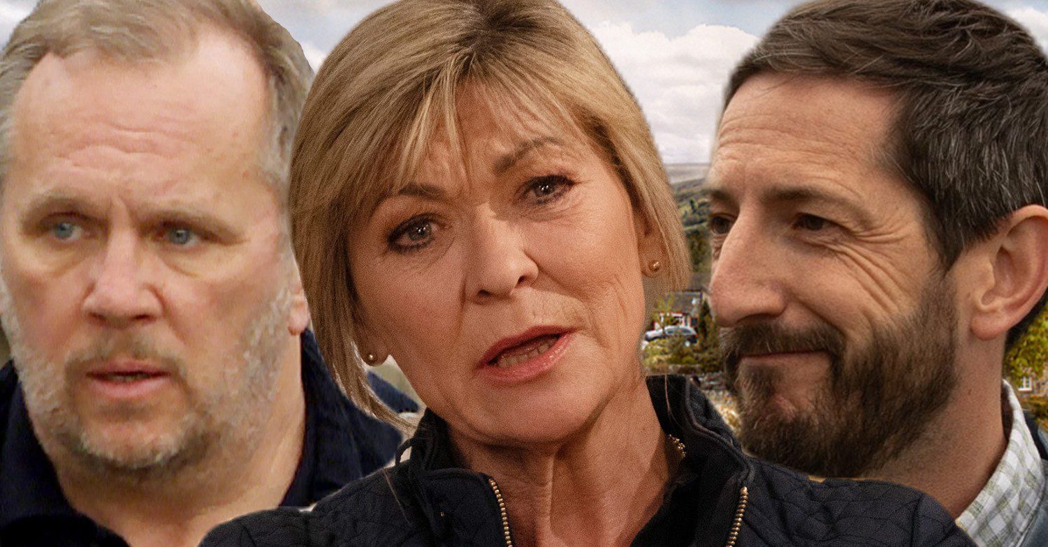 Emmerdale's Will, Kim, Craig, the background of the Dales