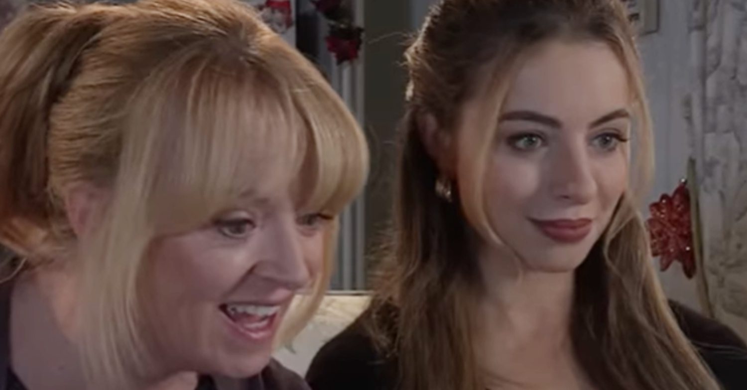 Coronation Street's Jenny and Daisy are smiling together