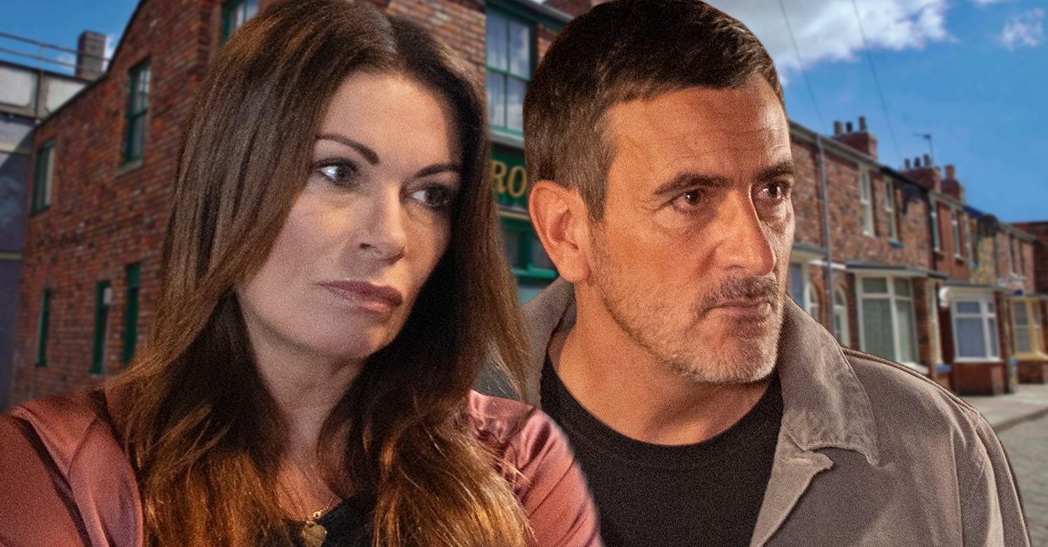 Coronation Street's Carla, Peter, the background of the Rovers