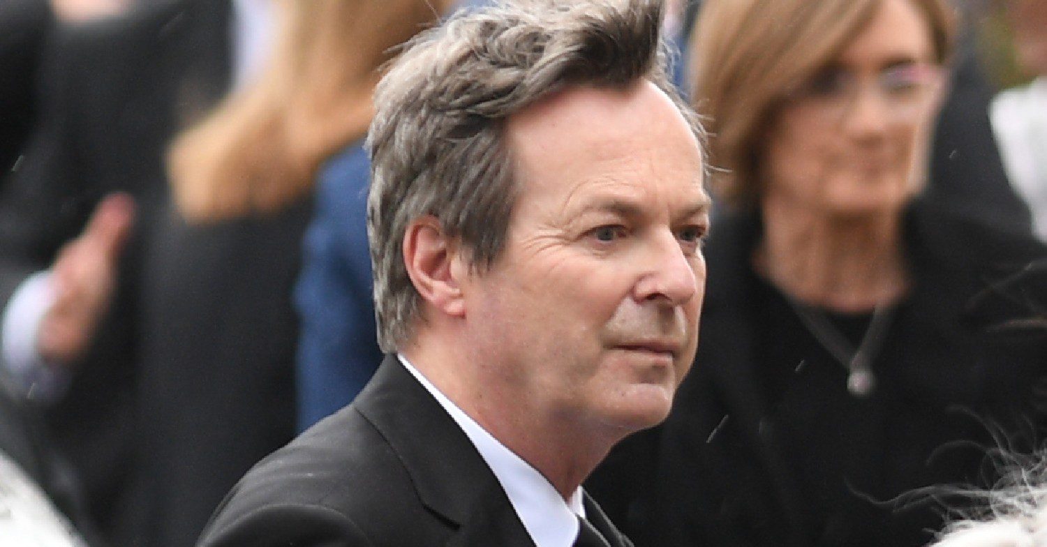 Julian Clary at Paul O'Grady funeral