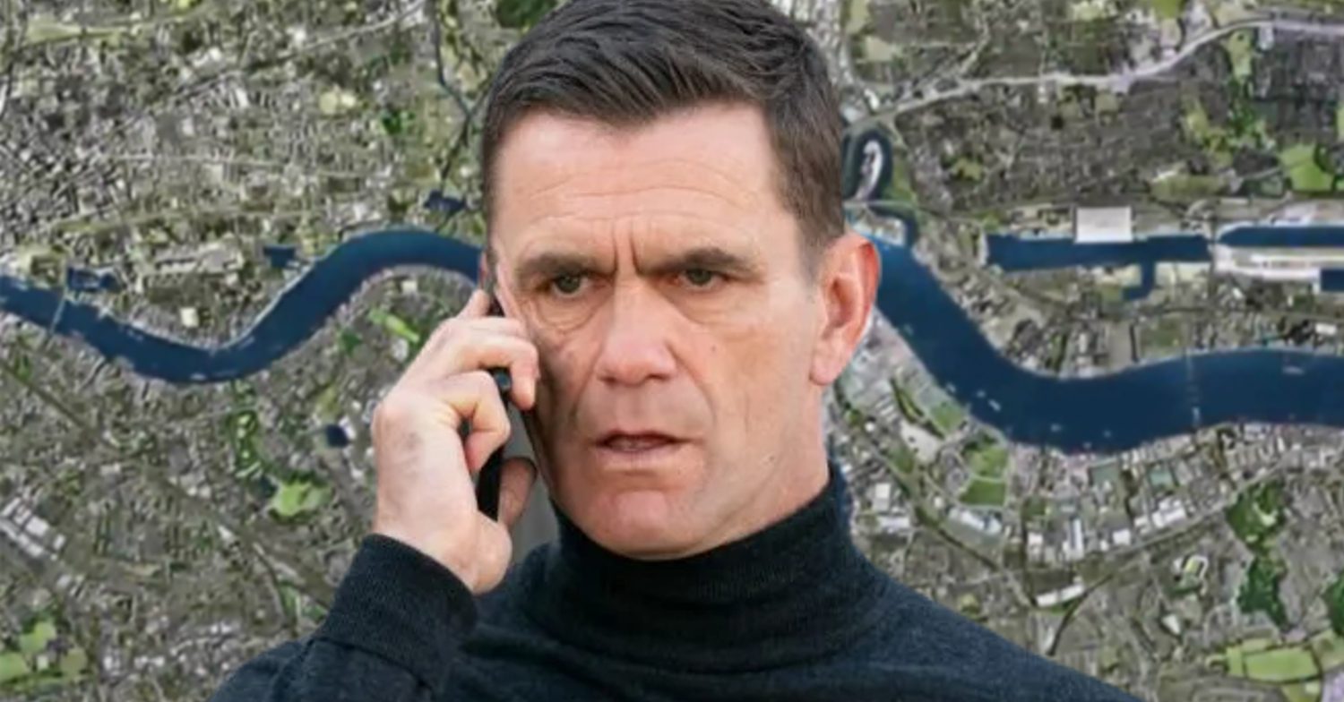 EastEnders' Jack, the background of the Thames