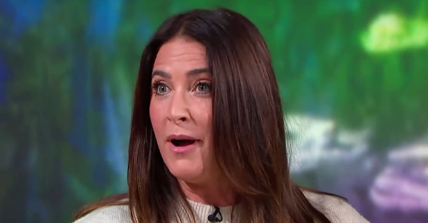 Lisa Snowdon looks surprised