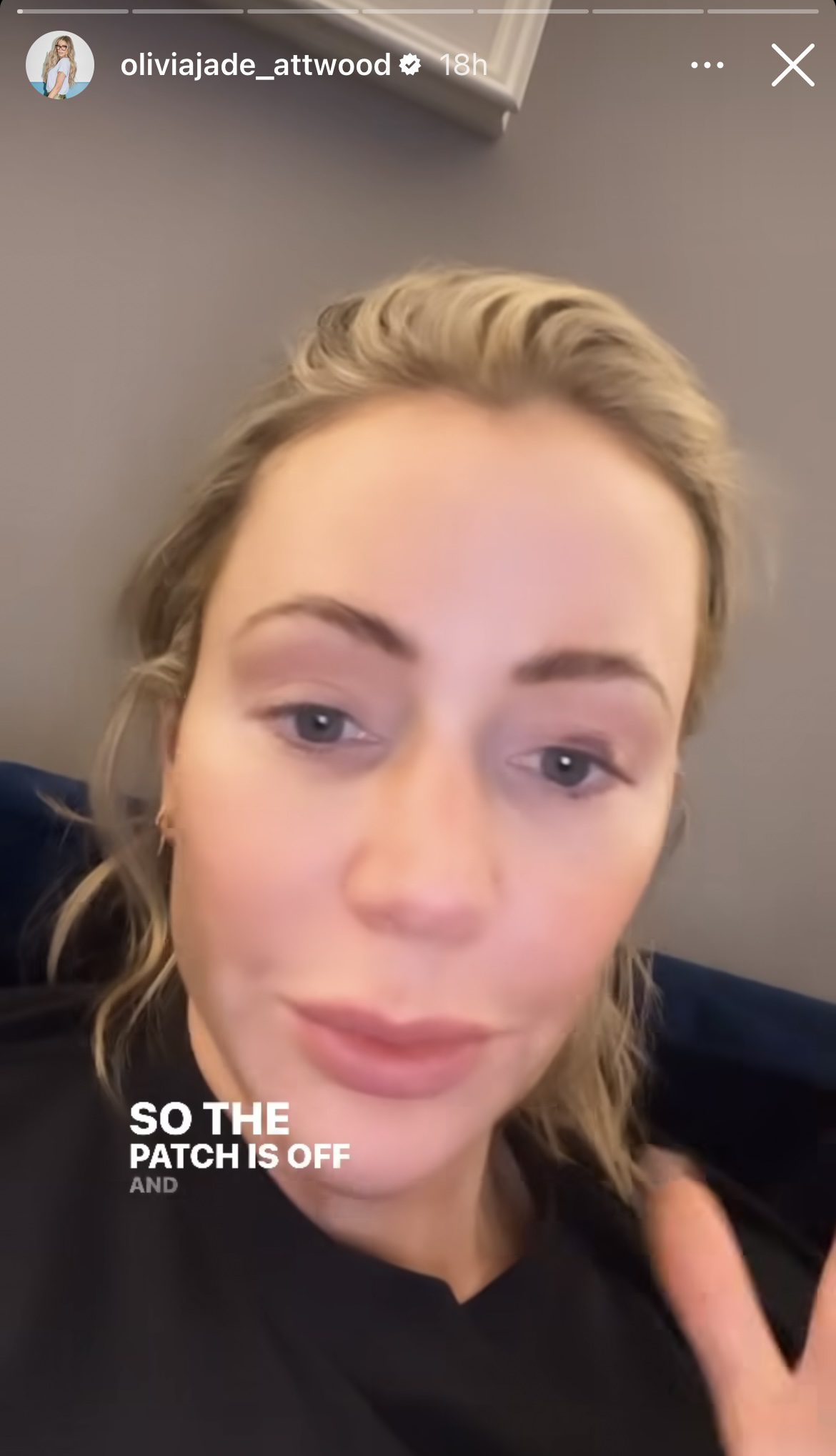 Olivia Attwood's Instagram Story