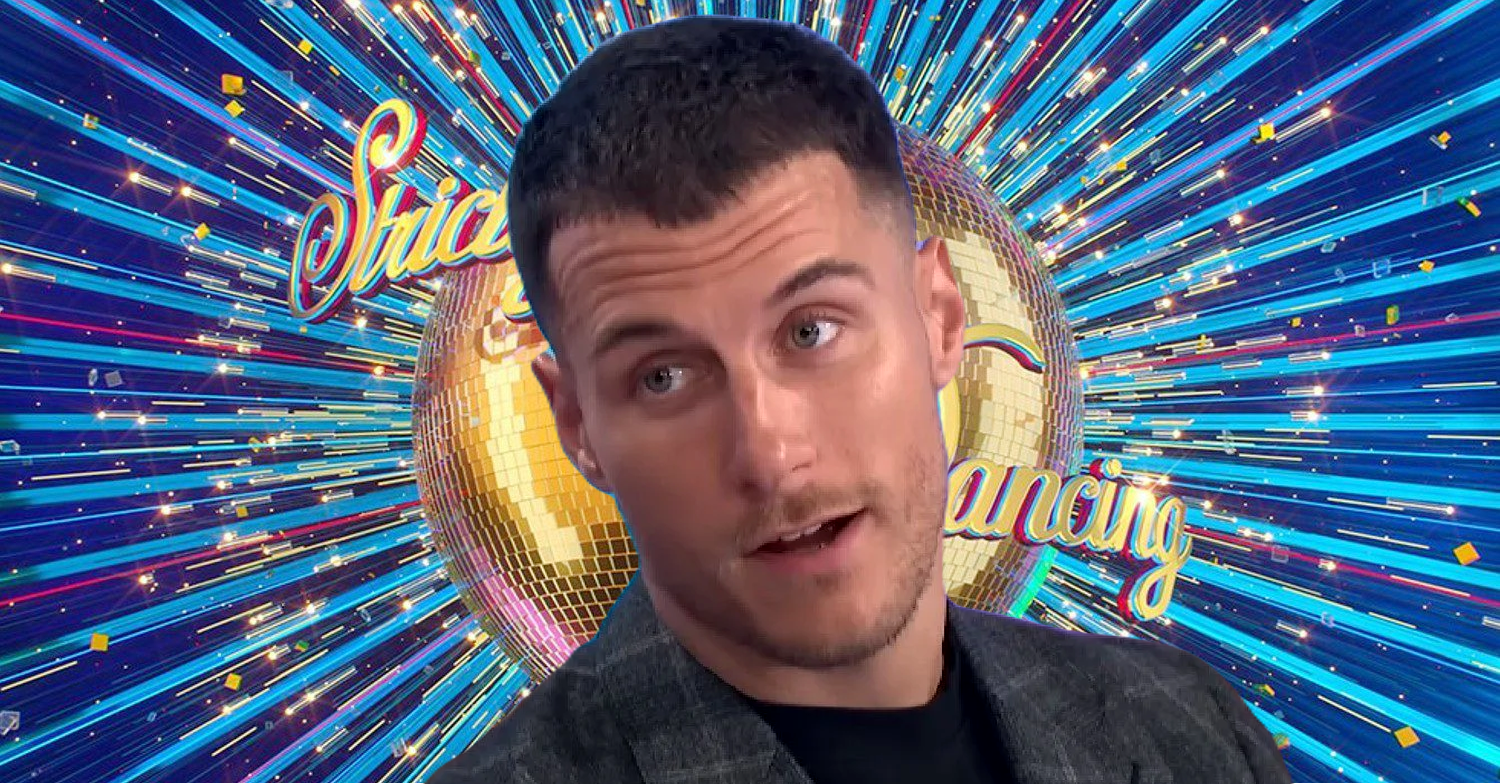 Gorka talking against Strictly logo (Credit: BBC/Composite: ED!)