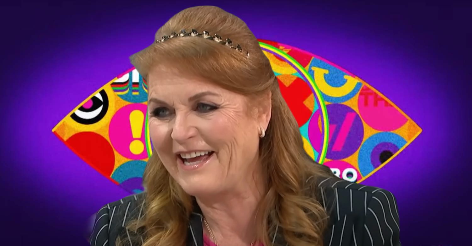 Sarah Ferguson / Celebrity Big Brother logo