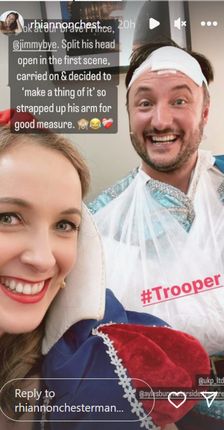 James Bye's co-star Rhiannon Chesterman shared a picture of the EastEnders star