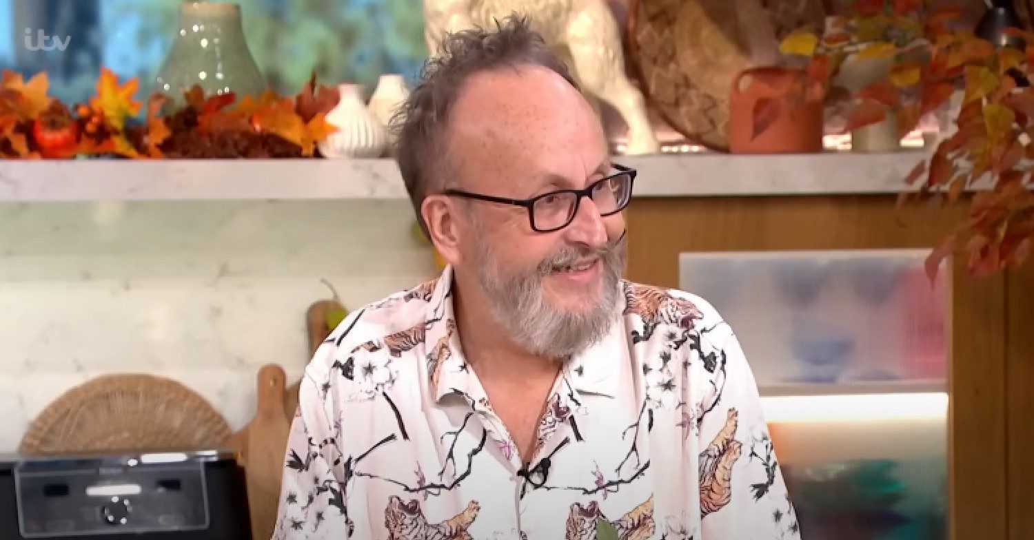 Dave Myers smiling on This Morning