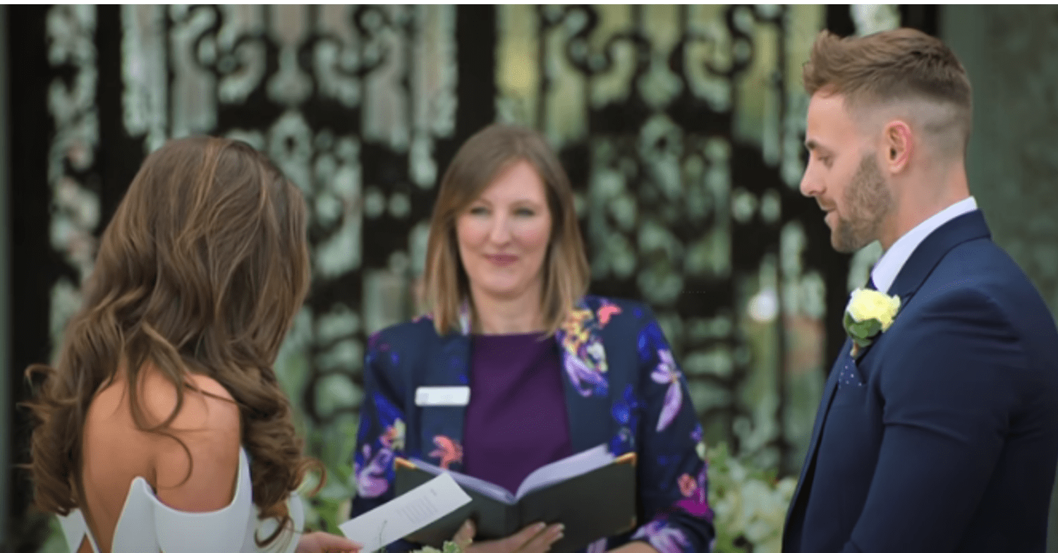 Tayah and Adam getting married on MAFS UK