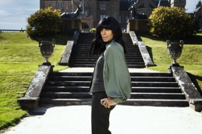 Claudia Winkleman at Andross Castle